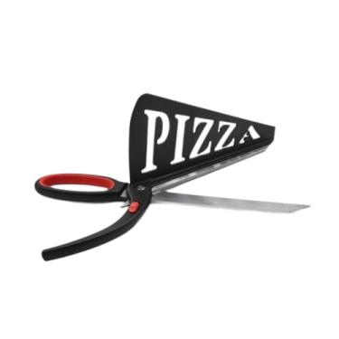 Imagem de SiaBiced Tesoura para Pizza Portátil para Cortar Pizza, Utensílio de Cozinha com Cabo Ergonômico e Fabricada em aço Inoxidável