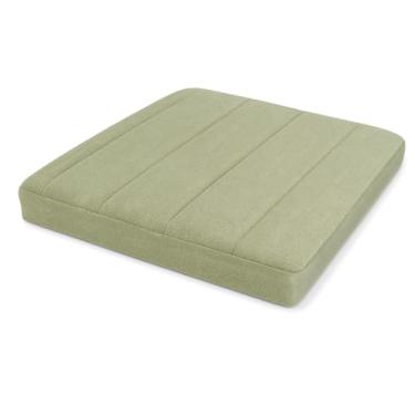 Imagem de ShadeMart Almofada para cadeiras de jantar com capa removível, almofadas para cadeira de cozinha de jantar com fundo antiderrapante, tecido anti-arranhões para animais de estimação, espuma 63D premium