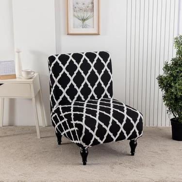 Imagem de Capa de cadeira com detalhes florais, capas protetoras de móveis removíveis sem braços, elástico antiderrapante, para sala de estar, sala de jantar, hotel, tipo 06||tamanho regular