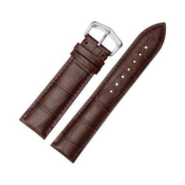 Imagem de Pulseira De Couro Para Relógio Série Turtle TNK Interface Plana 12-24m