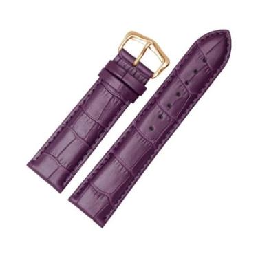 Imagem de Pulseira De Couro Para Relógio Série Turtle TNK Interface Plana 12-24m