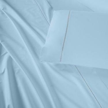 Imagem de Jogo de Lençol Casal 3 Peças 100 Algodão 400 Fios cinza - Casa Fernand