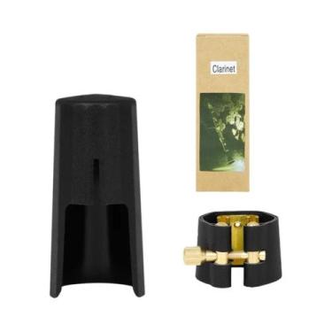 Imagem de Abraçadeira De Couro Para Boquilha De Saxofone, Acessório Para Instrum