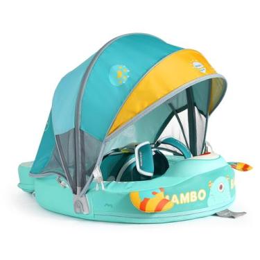 Imagem de Baby Pool Float VQ-Ant Mambobaby com dossel não inflável