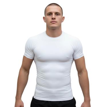 Imagem de Rashguard Manga Curta Skin Jiu Jitsu Keiko Branca M