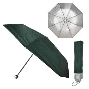 Imagem de Sombrinha Guarda Chuva Bolsa Protecão Uv Solar 8 Varetas, Verde