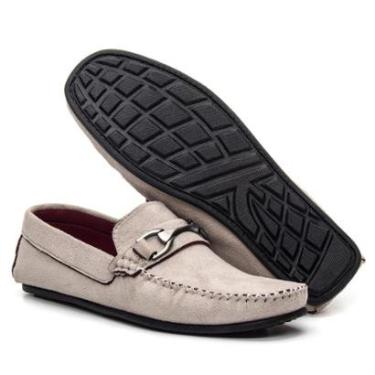 Imagem de Mocassim Masculino Estilo Sapatalha Em Camurça Casual Com Metal-Masculino