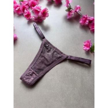 Imagem de Calcinha Fio Dental com Regulagem Lateral - Anadeyse, Único regulável,