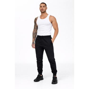 Imagem de Calça Moletom Lisa Premium Felpada moleton Inverno Confortável Com Cordão Bolso Ajuste Perfeito-Unissex