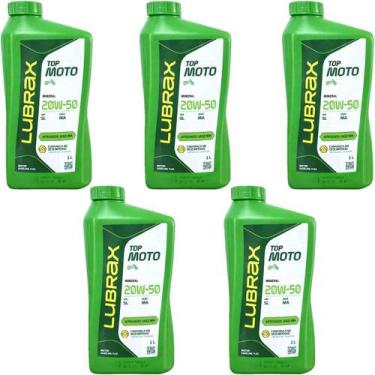 Imagem de Óleo Lubrax Essencial Motocicleta 4t 20w50 Mineral 5 Litros