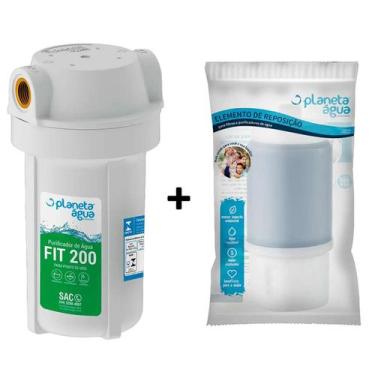 Imagem de Kit Purificador De Água Fit 200 + Filtro Compatível Com 3M PA2000 Plan