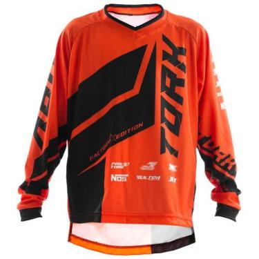 Imagem de Camisa Infantil Motocross Trilha - Pro Tork Factory Edition, Preto, La
