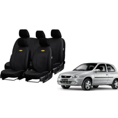 Imagem de Conjunto Capa de Couro Corsa 2008 a 2010 Anti Sujeira - ferro tech br