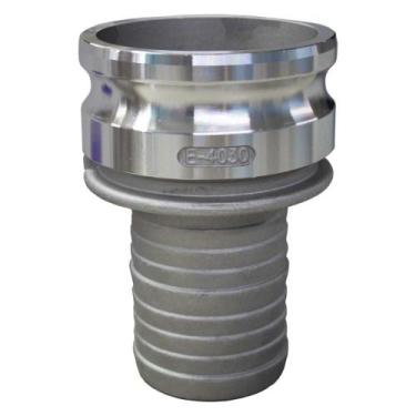Imagem de Adaptador Camlock Macho x Espigão Tipo E 4"3" Alumínio - Bremen
