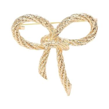 Imagem de Broche De Laço Com Strass Unissex Para Mulheres, Acessório De Joia Par