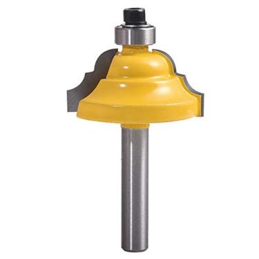 Imagem de KATUR Classical Roman Ogee Edge Forming Roteador Bit 1/4 polegada Hank, Classical and Bead Molding and Edging Roteador Bit, Architectural Molding Router Bit (1/4" Hank 1-1/4" Largura 5/8" Profundidade)