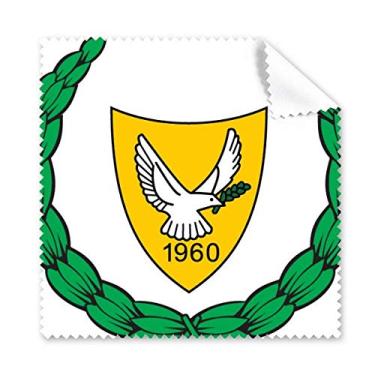 Imagem de Pano de limpeza de tela de telefone com emblema nacional do Chipre, 5 peças