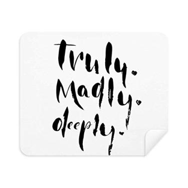 Imagem de Pano de limpeza realmente loucamente com citação profunda, 2 peças de tecido de camurça