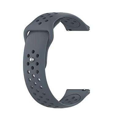 Imagem de Pulseira NSmart compatível com Garmin Forerunner 245/645 Music/Vivomove/Vivomove HR and Active 3 (Cinza NK)