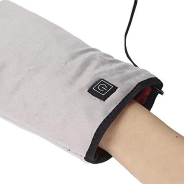 Imagem de Luvas aquecidas premium, bolsa de aquecimento elétrico, bolsa de aquecimento multifuncional para artrite, dor e gatilho dos dedos, luva úmida para alívio de dor de calor para