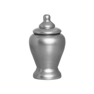 Imagem de Pote Siena Pequeno Ceramicas Pegorin Prata