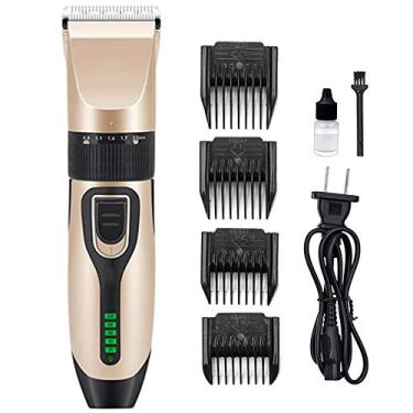 Imagem de N/H Cortador de cães, cortador elétrico de baixo ruído para animais de estimação, kit de acabamento de corte de cabelo recarregável por USB
