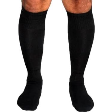 Imagem de Meião Adulto Preto Com 02 Pares