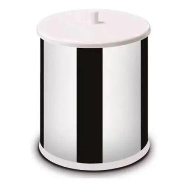 Imagem de Lixeira Cesto de Lixo Cozinha Pia 3,2l Inox Tampa Pequena - Martinazzo