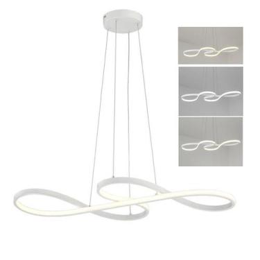 Imagem de Lustre Arco Infinito 3 em 1 LED Pendente Perfil Hall de Entrada Hotel 