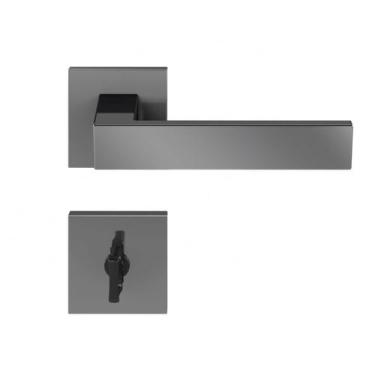 Imagem de Fechadura Beethoven Grafite Polido Banheiro - Pado