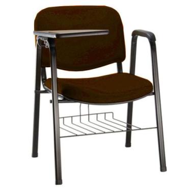 Imagem de Cadeira Universitária para Auditórios Linha Hotel Marrom - Design Offi