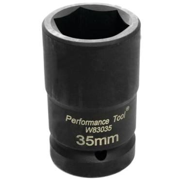 Imagem de Performance Tool Soquete métrico de roda Budd W83035 de 1 polegada para uso em caminhões Isuzu, Hino, Mitsubishi Fuso e importação