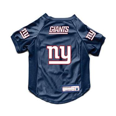 Imagem de Littlearth NFL New York Giants Camiseta elástica para animais de estimação, cor do time, PP