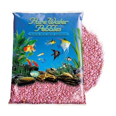 Imagem de Pure Water Pebbles Cascalho de aquário, 900 g, rosa neon