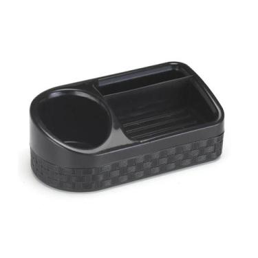 Imagem de Porta Detergente/sabão/esponja Rattan C/base Nitron Preto