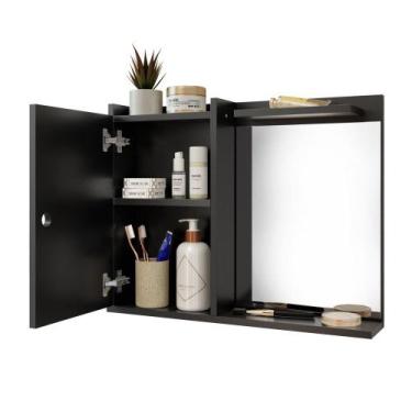 Imagem de Armario Espelheira Pia Lavatório Com Porta Várias Cores - Beauty Móvei