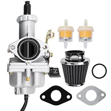 Imagem de PZ27 Carburetor Carb Replacement for CG 125cc 150cc 200cc 250cc 4-stroke ATV Go Kart Dirt Bike Taotao Sunl Buyang Coolsport Lifan Kazuma Zongshen Chinese Cable Choke 27mm with Air Filter