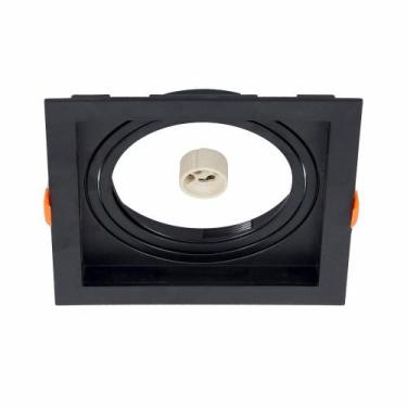 Imagem de Spot Recuado Direcionável Preto Lâmpada Dimerizável 12W - Gaya