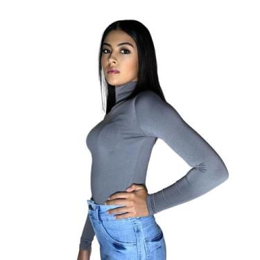 Imagem de Kit 3 Blusa Térmica Feminina Gola Alta Segunda Pele Cacharrel Confortá