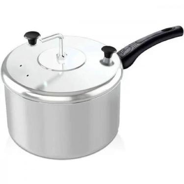 Imagem de Pipoqueira Panelux 2132 Alumínio Polido 3,8 Litros, ALUMINIO