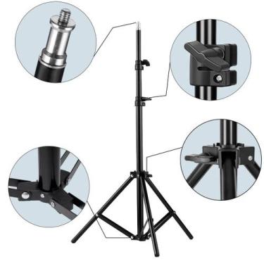 Imagem de Tripé P Iluminação Até 2 Metros P Ring Light Led FV803 - weifeng