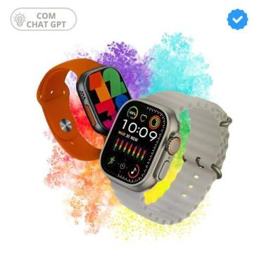 Imagem de Smartwatch Hw2 Mini Série 9  Compacto, Elegante e Funcional - Phoenix