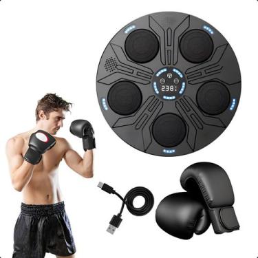 Imagem de Máquina De Boxe Musical Bluetooth Recarregável +luvas + Cabo - Vijoli