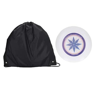 Imagem de Disco voador ao ar livre adulto portátil fitness esportes praia disco voador luminoso para competição acampamento rosa, design aerodinâmico, aderência ergonômica, fitness e (Azul-marinho)