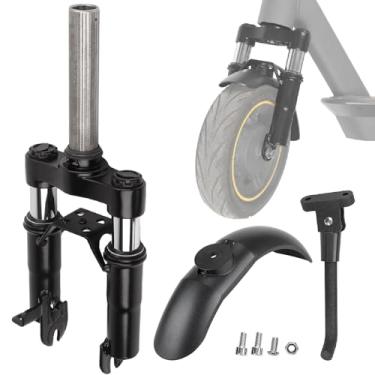 Imagem de Garfo de Suspensão Dianteira, Kit de Suspensão Dianteira de Scooter Elétrica para M365, Pro Pro2 e 1S, Garfo de Mola Com Protetor de Lama de Suporte de pé, Absorção de Choque