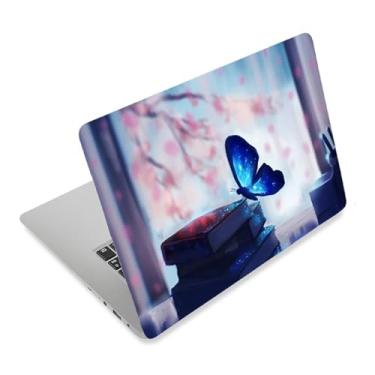 Imagem de Adesivo de vinil para laptop com impressão 3D, 30.5 cm 33.0 cm 33.8 cm 35.6 cm 38.1 cm 39.1 cm 39.6 cm 39.6 cm capa artística decalque protetor para HP Dell Lenovo Compaq Apple Asus Acer (borboleta