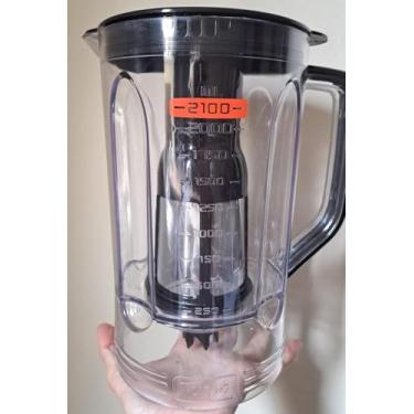 Imagem de Copo Liquidificador Completo Preto L-1000 L-1200 Mondial Original Sem trava