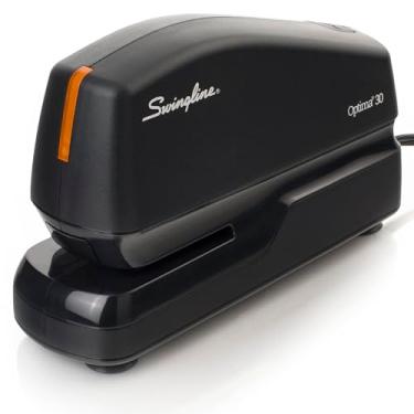 Imagem de Swingline Grampeador elétrico, capacidade para 30 folhas, Optima 30, preto (42150)