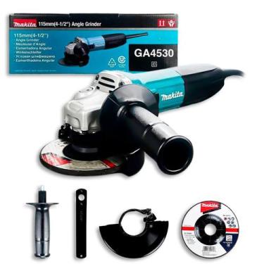 Imagem de Esmerilhadeira Angular Makita GA4530 115mm 720W 11000rpm 127V ou 220V 