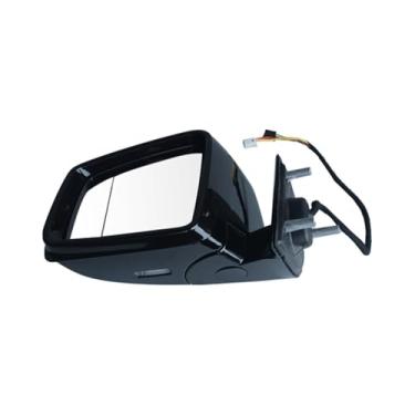 Imagem de Conjunto de espelho retrovisor externo de carro preto e branco compatível com 2005-2011 Mercedes Benz W164 ML350 GL350 ML GL Class Espelho retrovisor elétrico(Black Left)